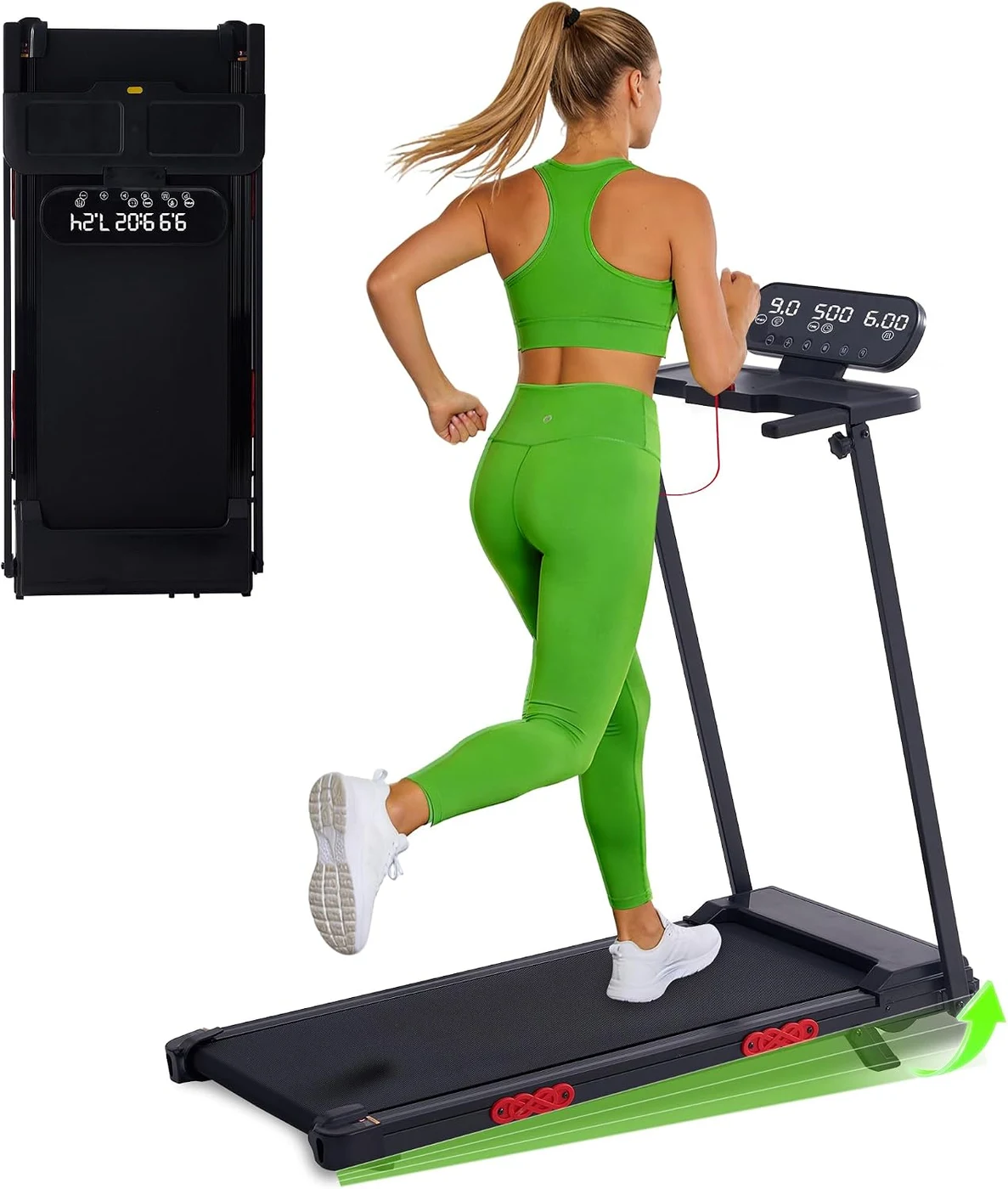 Kassadin 380QM treadmill in black